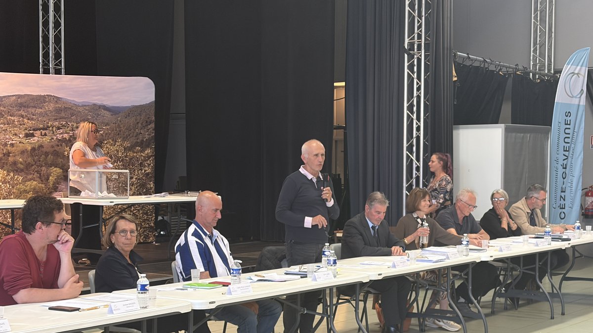 Olivier Martin, président de DE CÈZE CÉVENNES