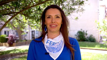 Raphaële Navarro, adjointe à la ville d'Alès chargée des festivités