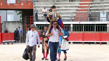 Novillada sans picadors de la Journée de l'Avenir avec François André, Turquay, Barcelo et La Suerte pour Mathias Sauvaire, Rémy Asensio, Esteban Navarro et Rogelio Pajuelo (Photo Anthony Maurin)