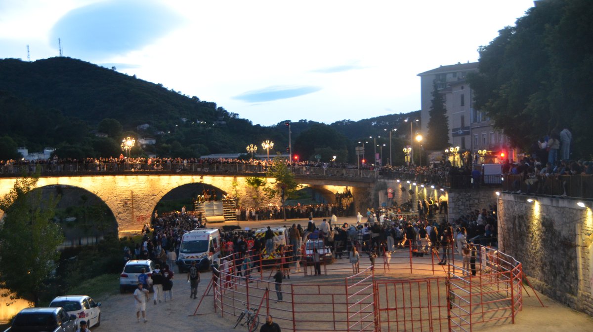 Alès feria encierro