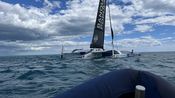 GRAU DU ROI Le Maxi Trimaran Banque Populaire XI fait escale en Méditerranée