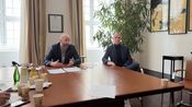 Ce matin en conférence de presse, le maire de Nîmes Vincent Bouget et son adjoint à la sécurité Nicolas Nadal