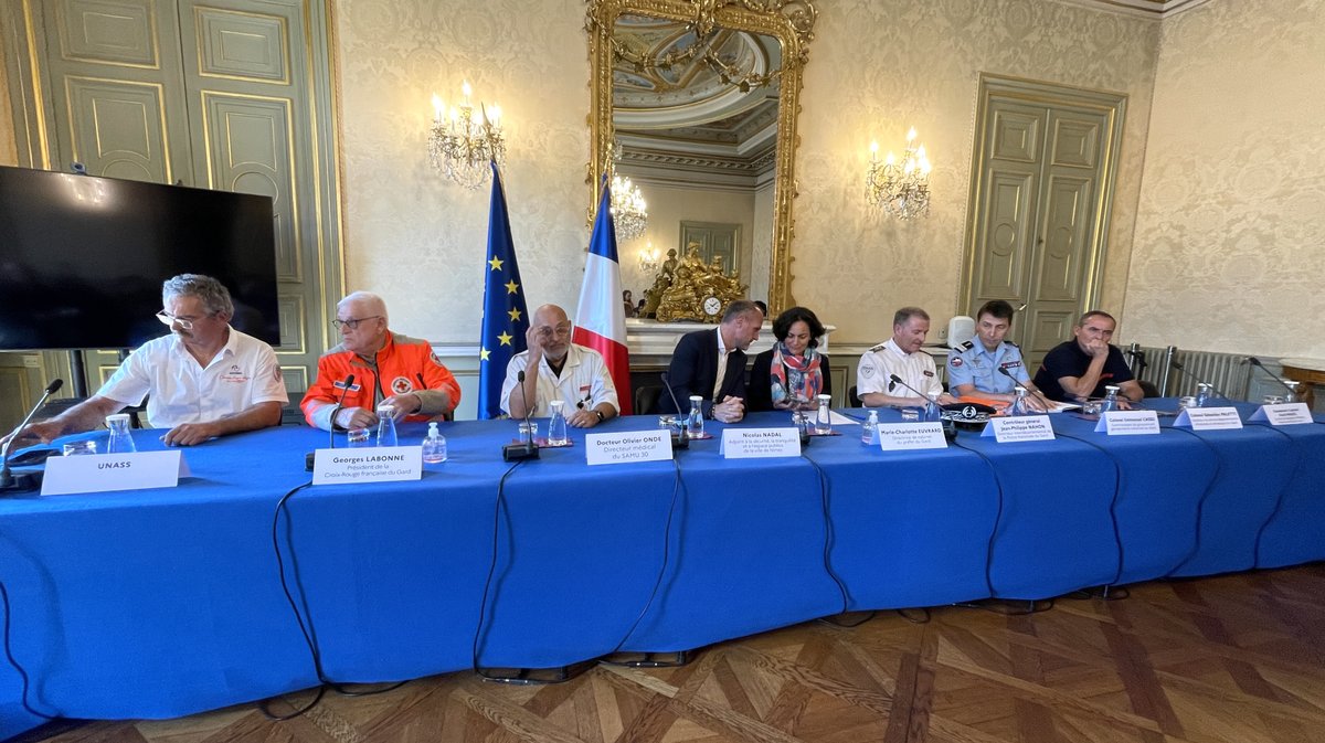 Présentation des dispositifs de sécurité pour la feria de Nîmes Pentecôte 2026 (Photo Anthony Maurin)