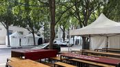 NÎMES EN FERIA Commerçants et bodegas au taquet : les dernières mise en place