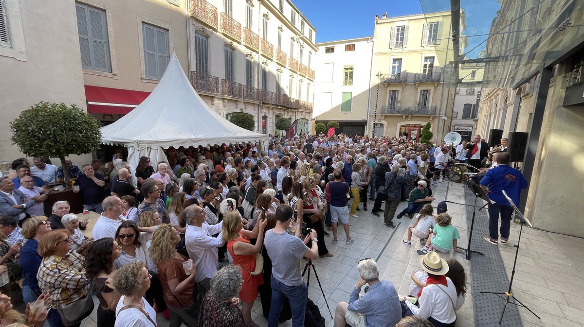 Le "Quart d'heure Nîmois" de Richard Hortiz pour la feria de Pentecôte 2026 à Nîmes (Photo Anthony Maurin)