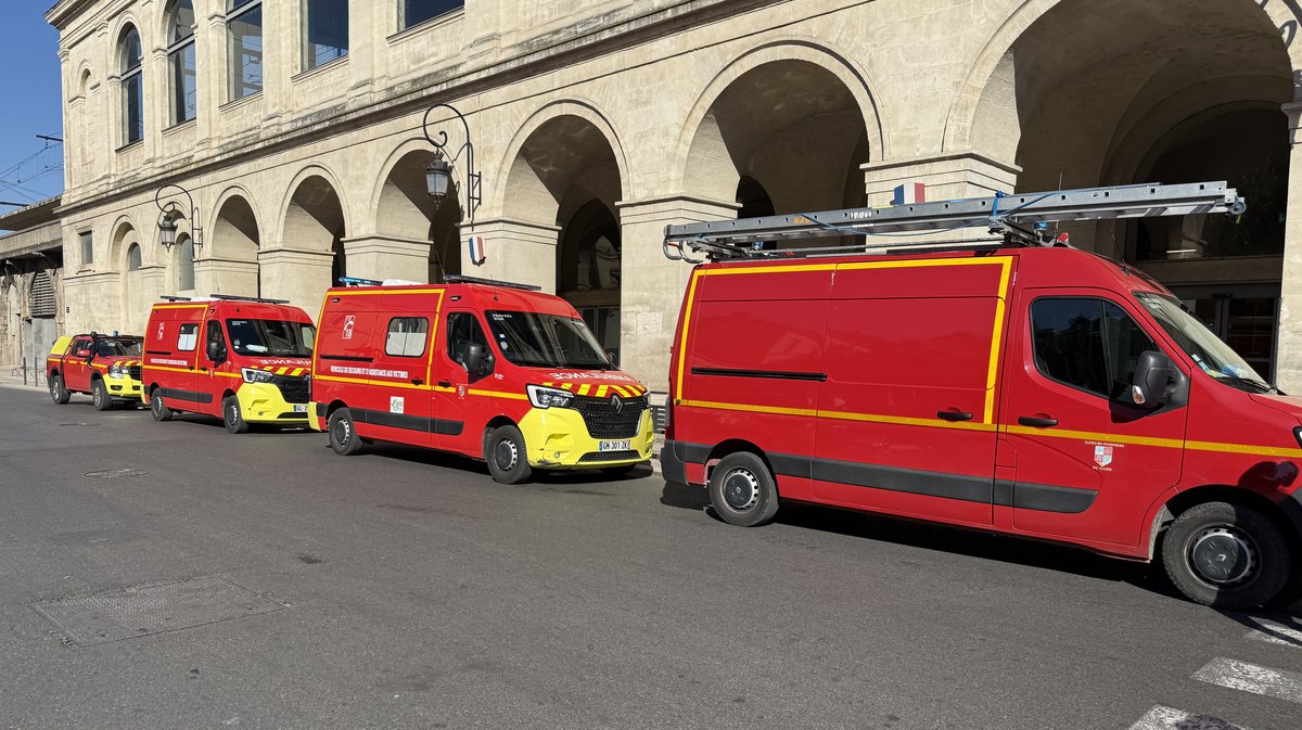 pompiers gare de nîmes secours