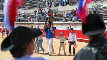 Novillada de la Cape d'Or de la peña Antonio Ordoñez de Talavante pour Emiliano Osornio, Victor et Clovis (Photo Anthony Maurin)