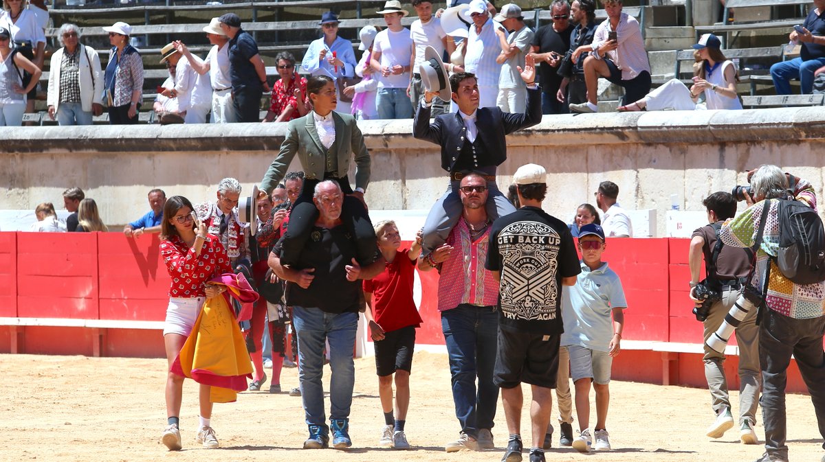 Corrida de rejon de Fermin Bohorquez pour Lea Vicens, Guillermo Hermoso de Mendoza et la confirmation d'alternative de Duarte Fernandes (Photo Anthony Maurin)