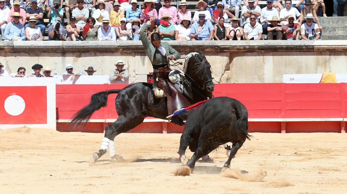 Corrida de rejon de Fermin Bohorquez pour Lea Vicens, Guillermo Hermoso de Mendoza et la confirmation d'alternative de Duarte Fernandes (Photo Anthony Maurin)