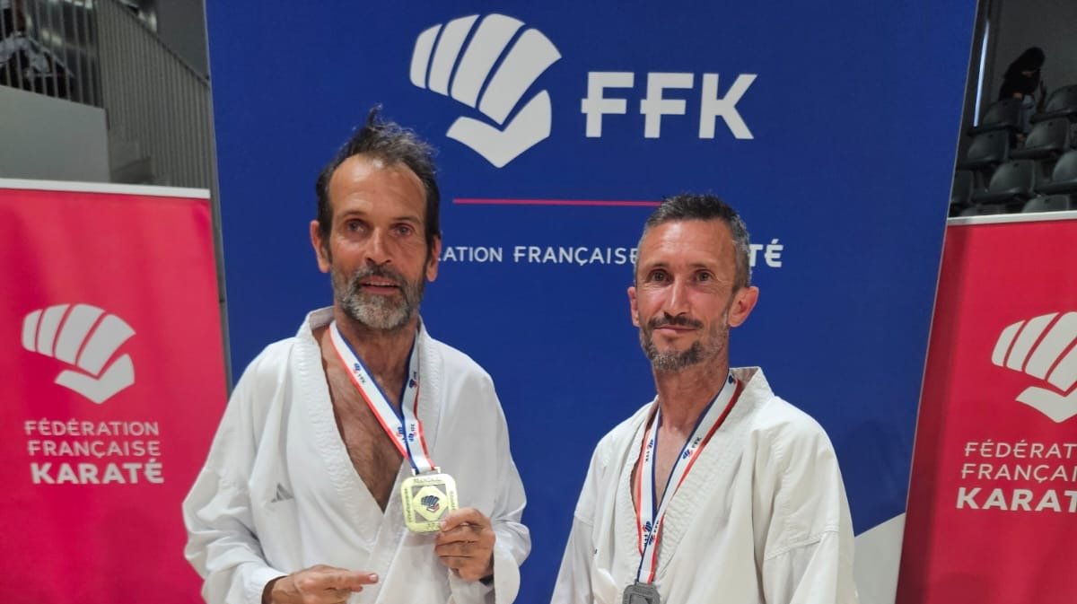 Julien Vernier et Marc Maurin avec leurs médailles