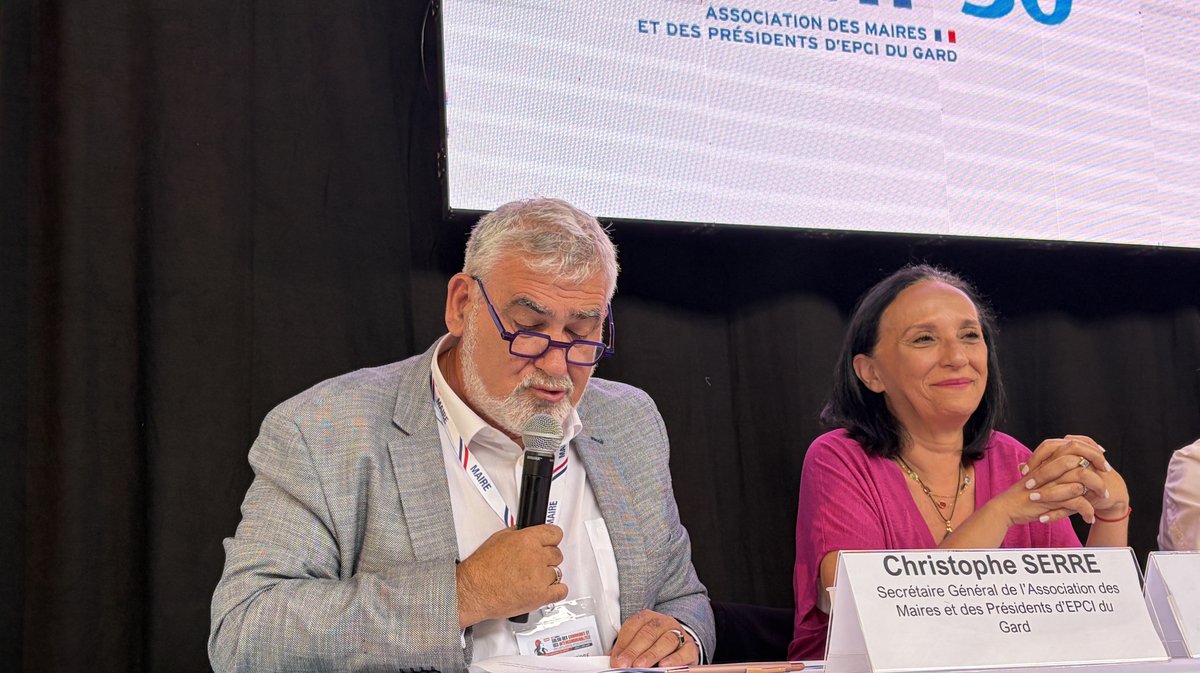 Christophe Serre, maire de Saint-Paulet-de-Caisson et conseiller départemental du canton de Pont-Saint-Esprit