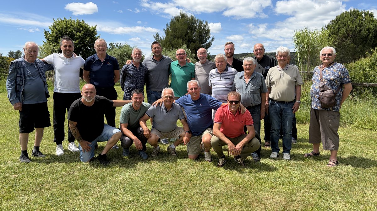 retrouvailles anciens section foot daudet nîmes olympique