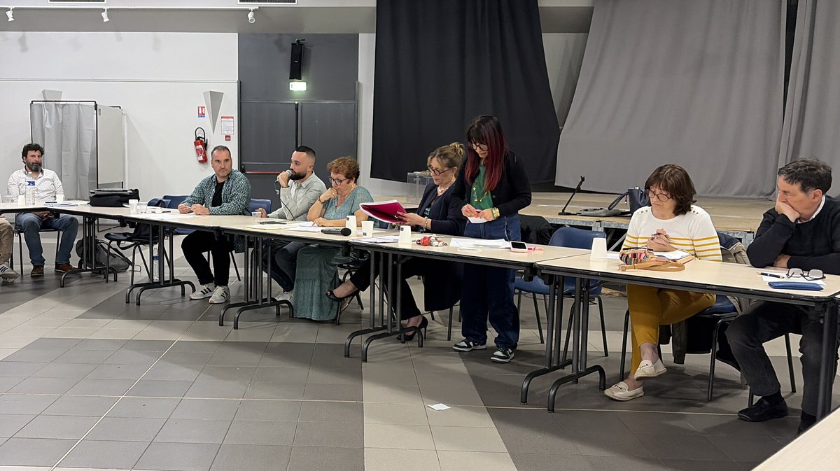 Lors de l'élection de la présidence du 7 mai dernier à Saint-Génies