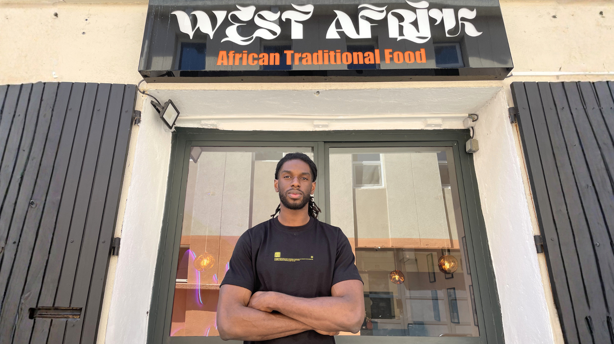 Ibrahim Camara, directeur du restaurant West Afri'K