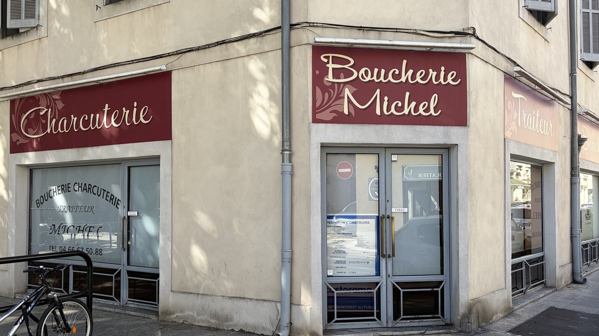 boucherie michel fermée
