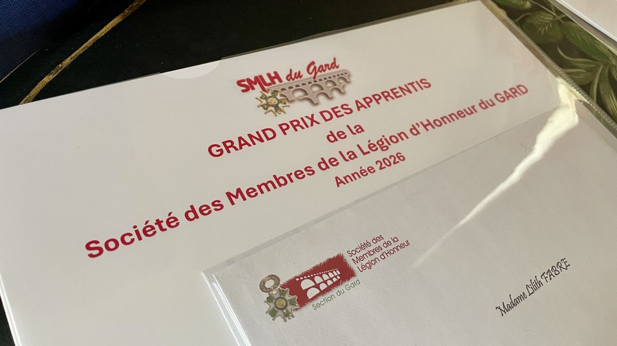 Grand prix des apprentis de la société des membres de la Légion d’honneur 2026 (Photo Anthony Maurin)