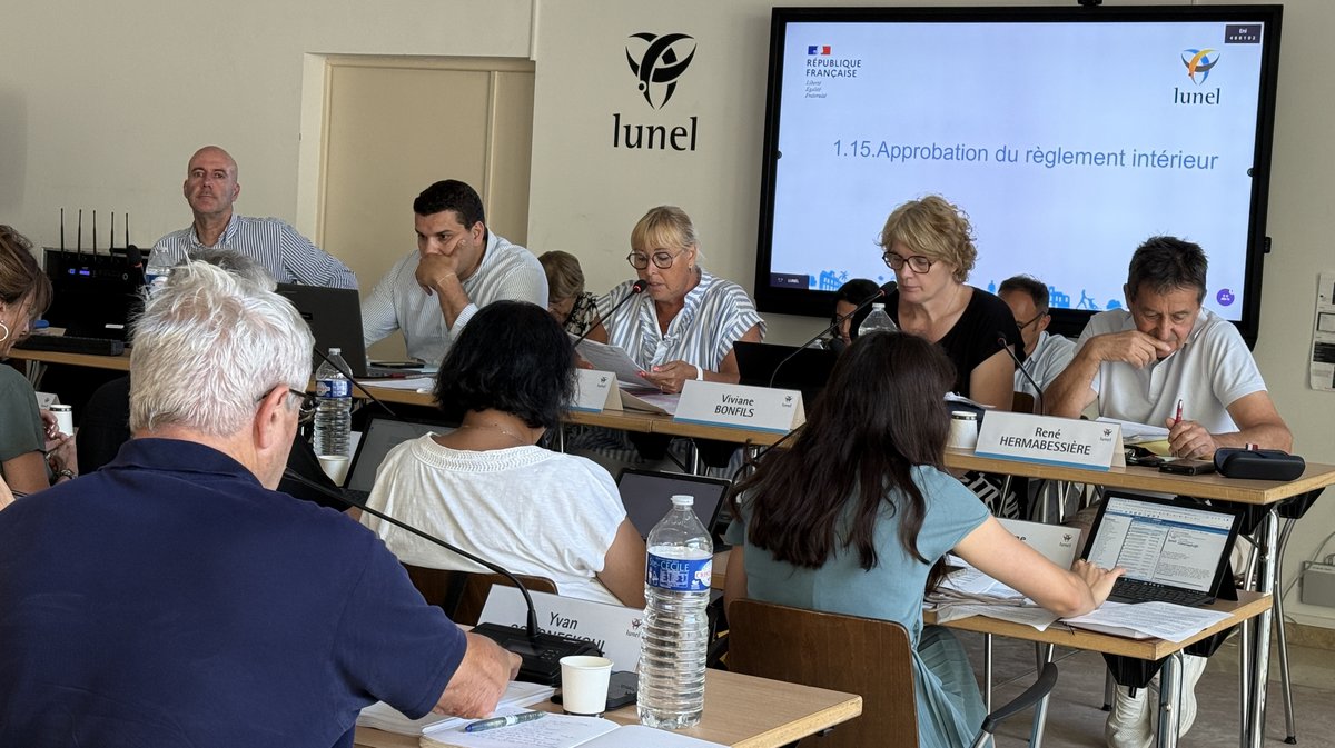 Conseil municipal Lunel 23 juin 2026