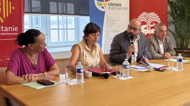 Pendant la campagne des municipales, Carole Delga était venue à Nîmes pour défendre la candidature de la liste de l’union de la gauche conduite par Vincent Bouget