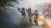pompiers incendie milhaud