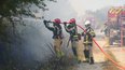 pompiers incendie milhaud