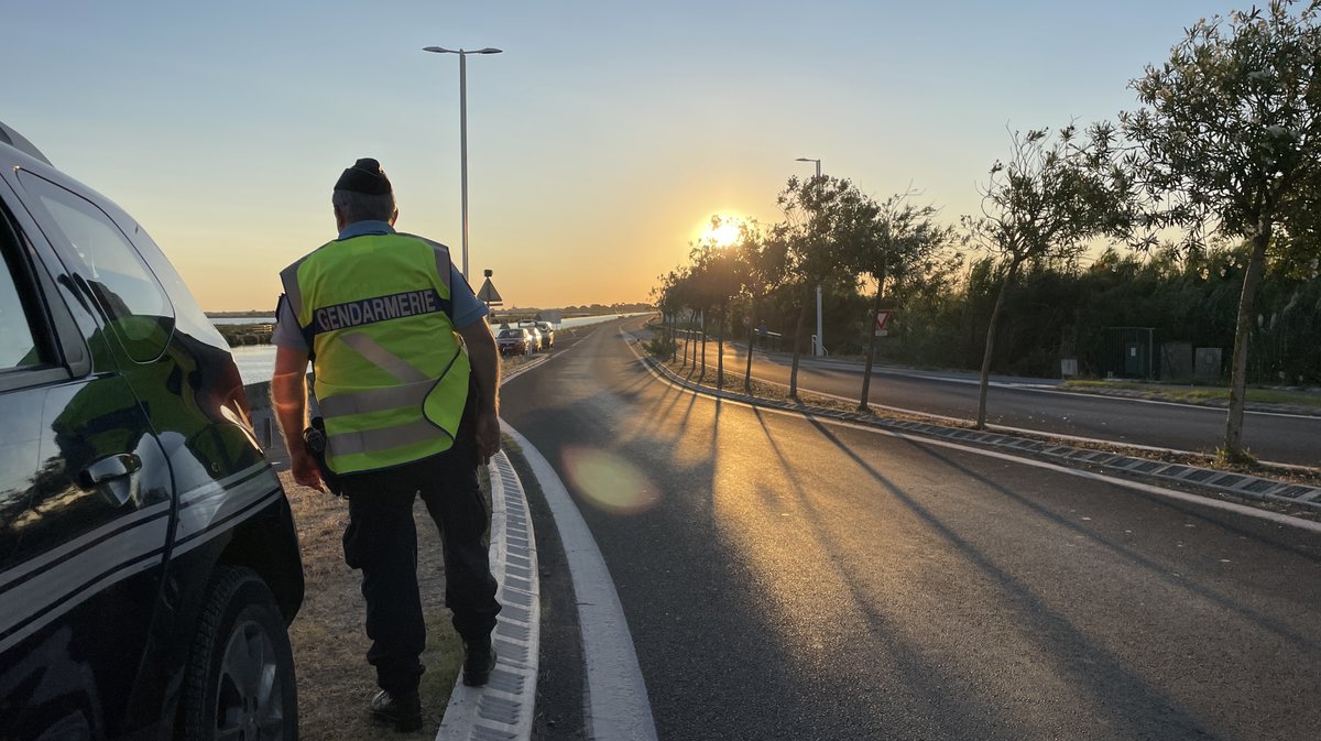 Dispositif estival gendarmerie opération de sécurité et de contrôles routiers 2026 (Photo Anthony Maurin)