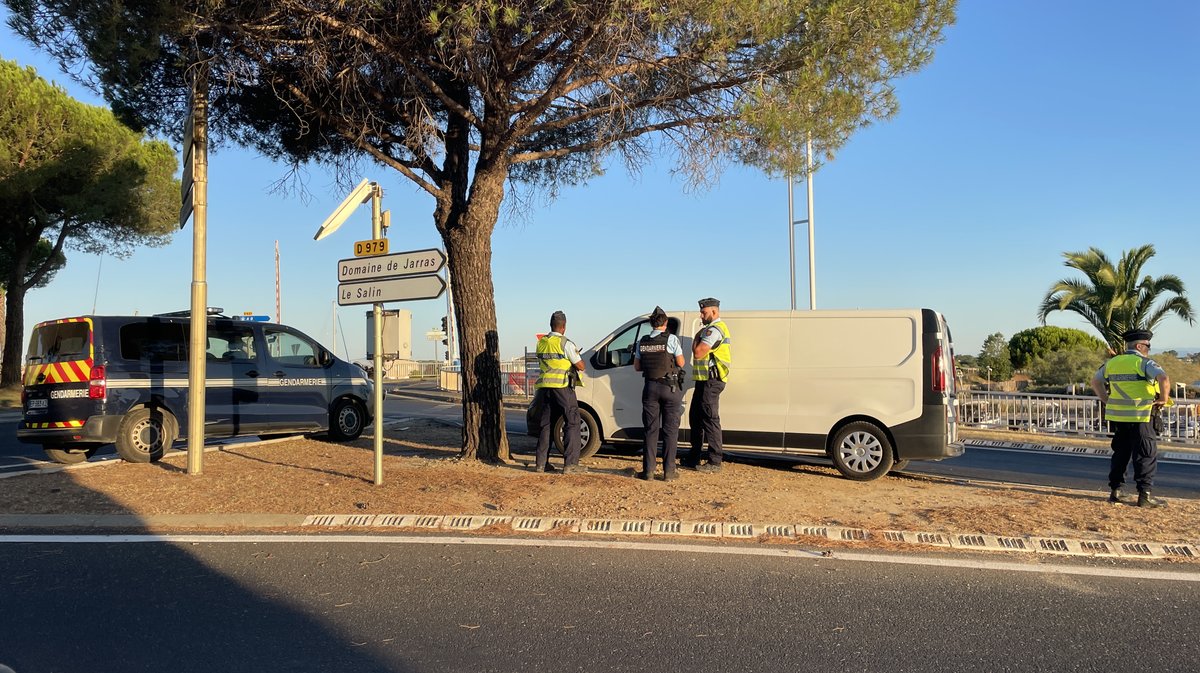 Dispositif estival de la gendarmerie gardoise pour une opération de sécurité et de contrôles routiers 2026 (Photo Anthony Maurin)