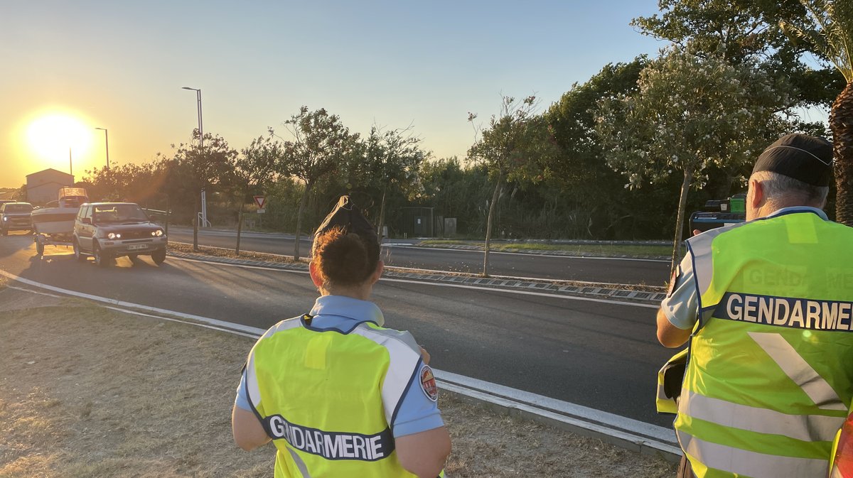 Dispositif estival gendarmerie opération de sécurité et de contrôles routiers 2026 (Photo Anthony Maurin)