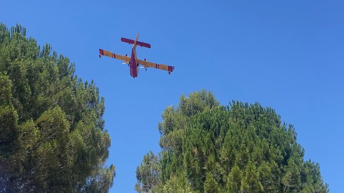 Incendie Lédenon Canadair