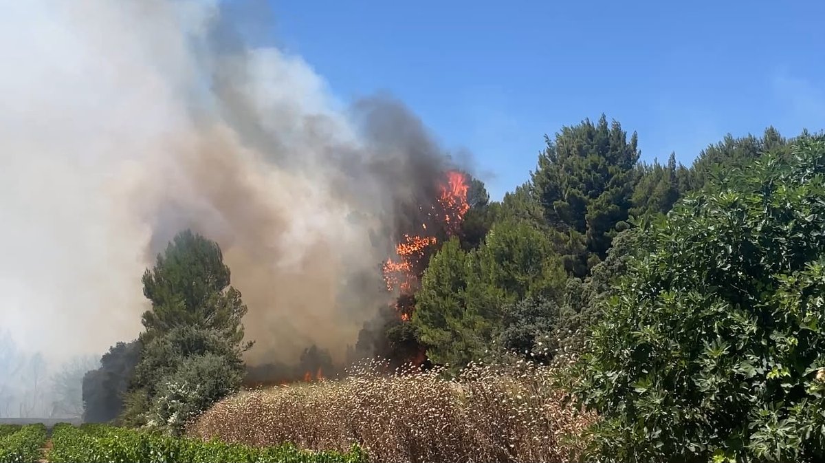 Incendie Lédenon