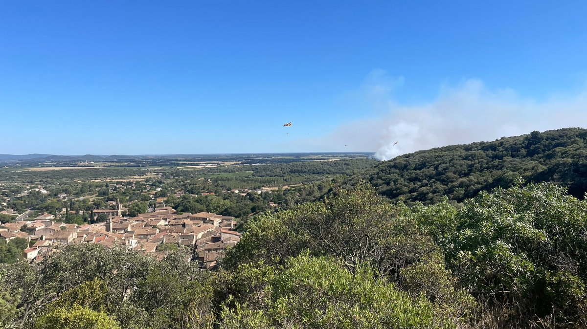 Incendie Lédenon