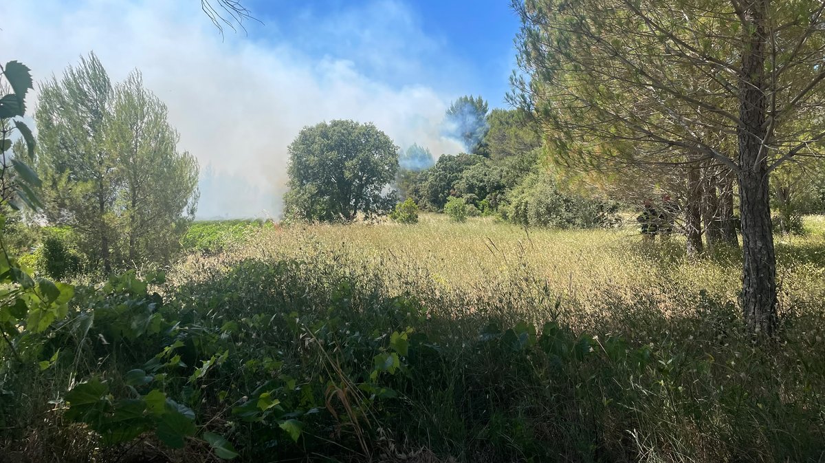 Incendie Lédenon