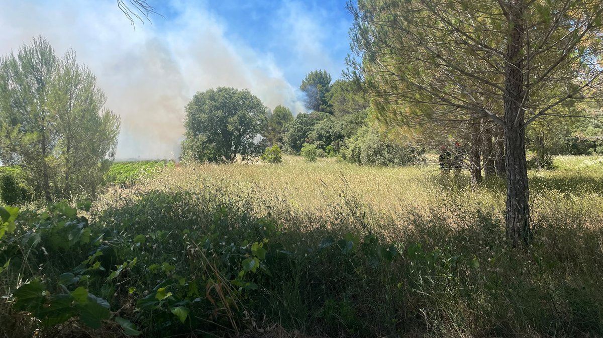 Incendie Lédenon