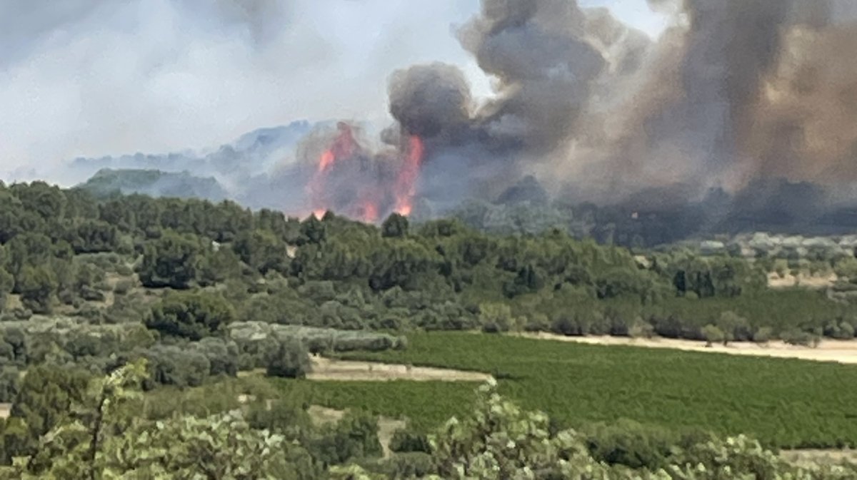 Incendie Lédenon