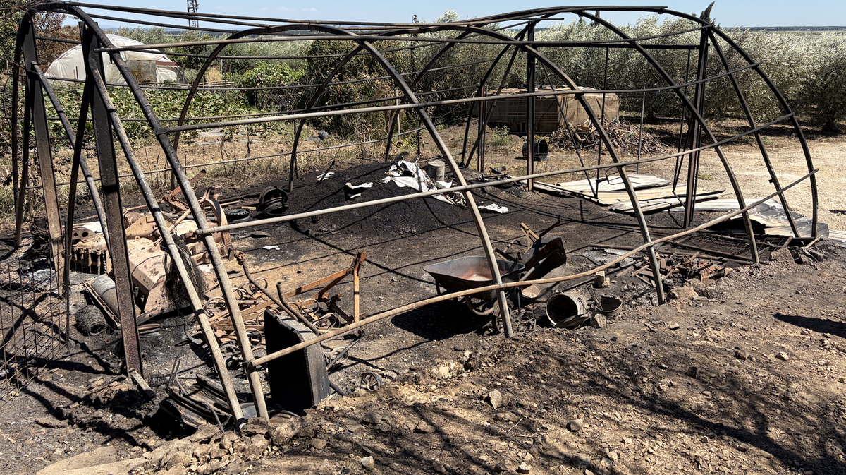 incendie bezouce feu dégâts