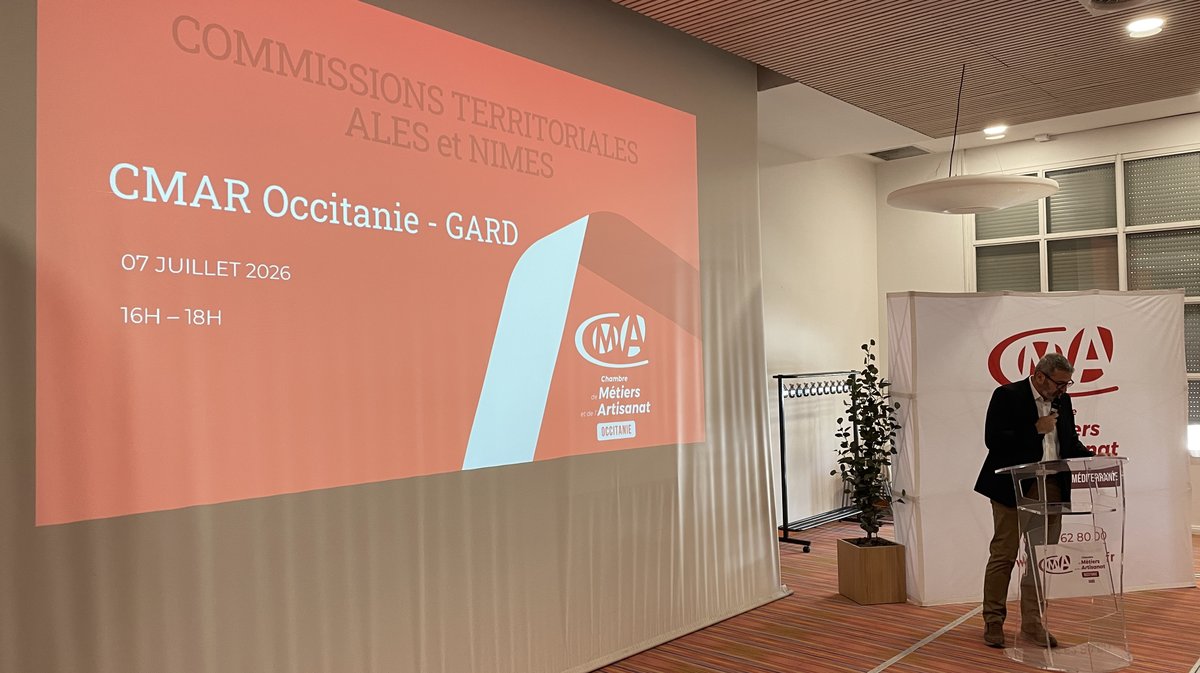 commissions territoriales Nîmes Alès 2026 à la Chambre des Métiers et de l'Artisanat Occitanie Gard (Photo Anthony Maurin)