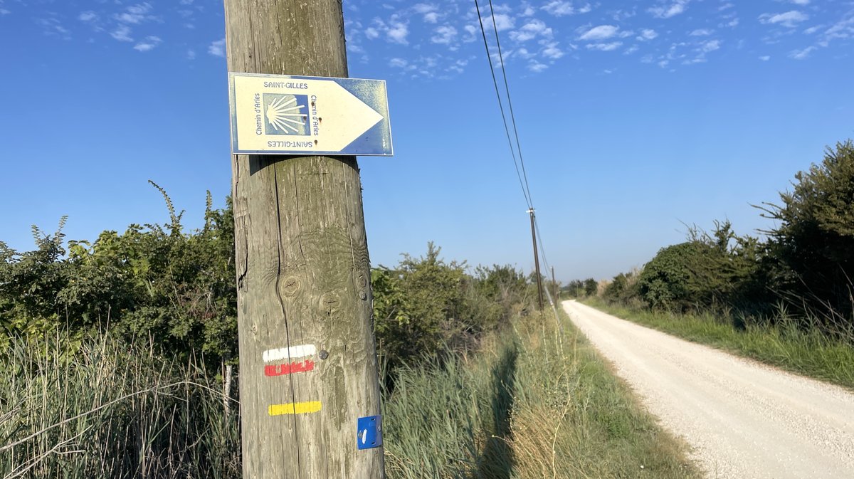 À Saint-Gilles, le chemin de Saint-Jacques-de-Compostelle en 2026 (Photo Anthony Maurin)