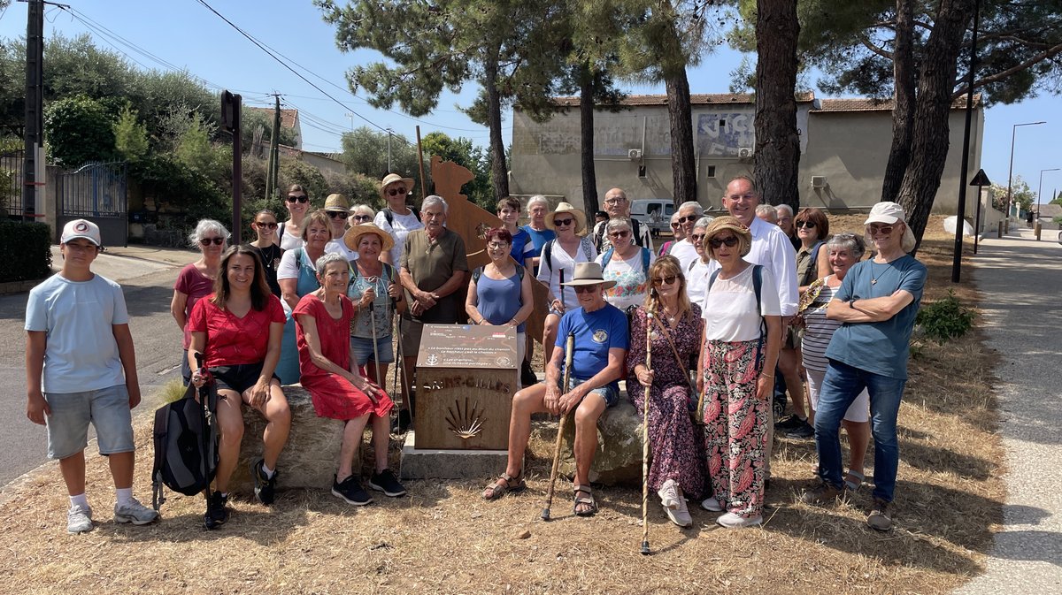 À Saint-Gilles, le chemin de Saint-Jacques-de-Compostelle en 2026 (Photo Anthony Maurin)