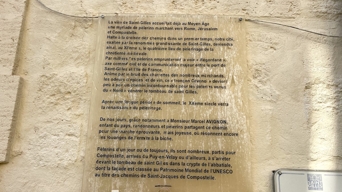 À Saint-Gilles, le chemin de Saint-Jacques-de-Compostelle en 2026 (Photo Anthony Maurin)