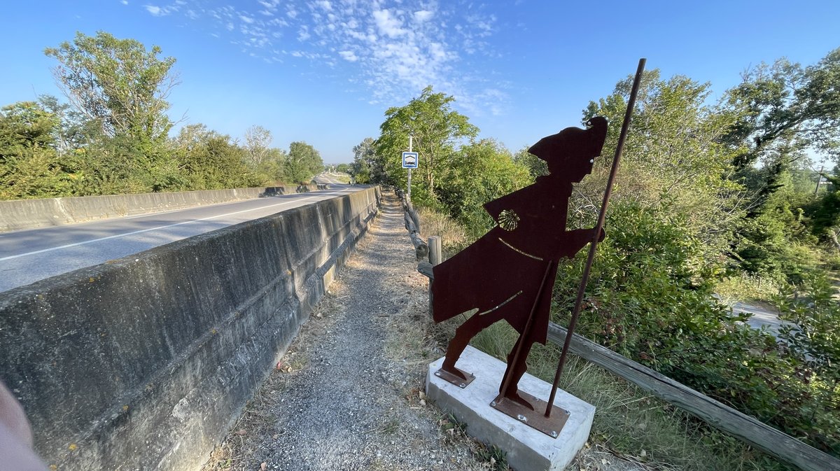 À Saint-Gilles, le chemin de Saint-Jacques-de-Compostelle en 2026 (Photo Anthony Maurin)