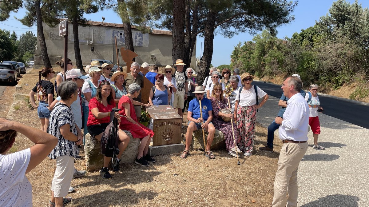 À Saint-Gilles, le chemin de Saint-Jacques-de-Compostelle en 2026 (Photo Anthony Maurin)