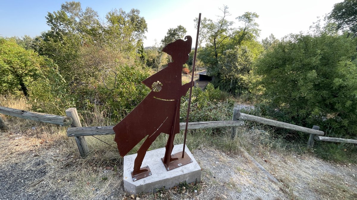 À Saint-Gilles, le chemin de Saint-Jacques-de-Compostelle en 2026 (Photo Anthony Maurin)