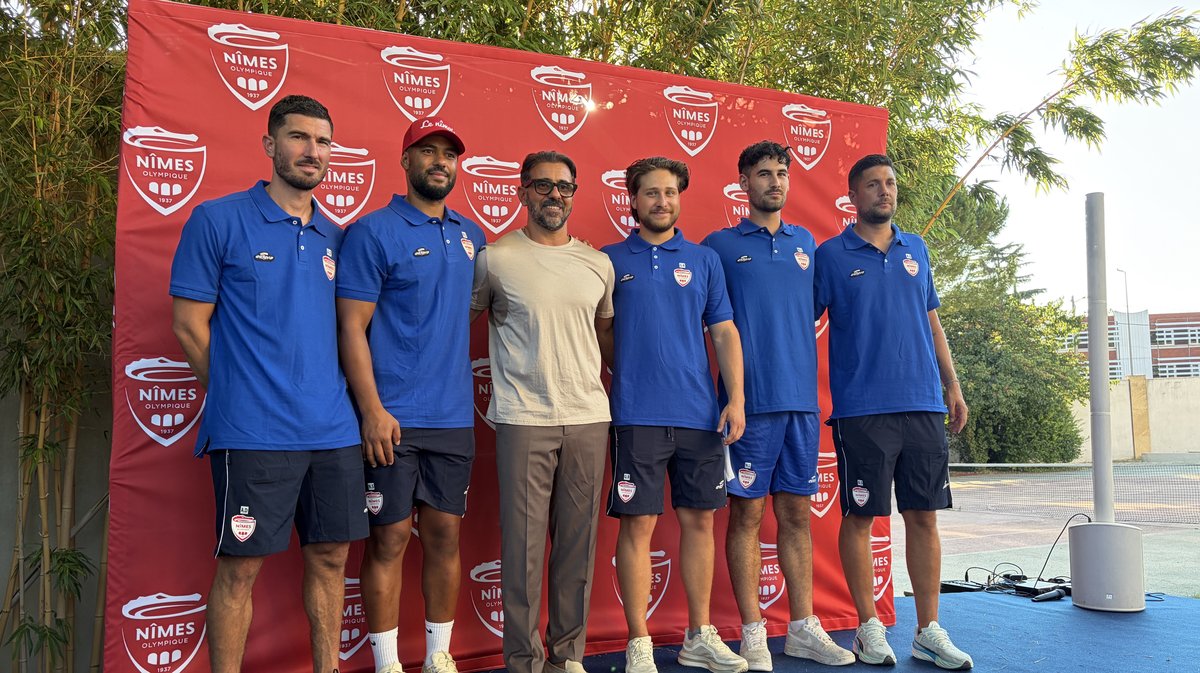 nîmes olympique présentation équipe 2026 2027  nouveau staff