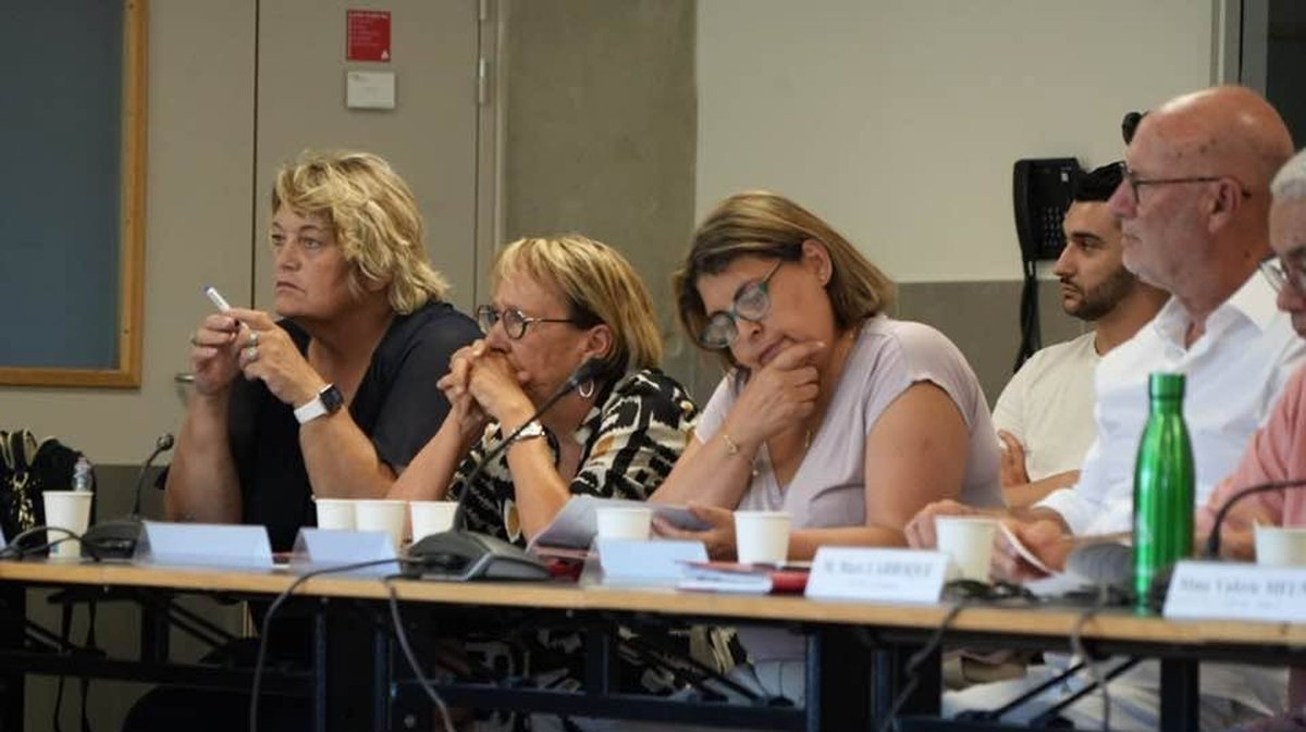 Au centre, l'élue départementale du canton de Rousson, Cathy Chaulet