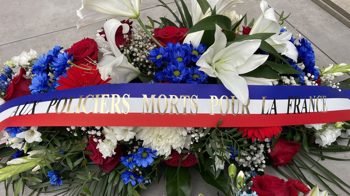 Hommage aux policiers morts ou blessés en service (Photo Anthony Maurin)