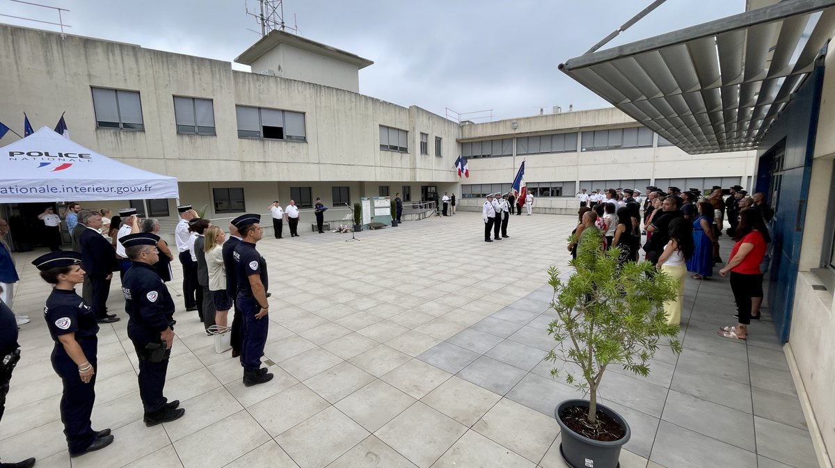 Hommage aux policiers morts ou blessés en service (Photo Anthony Maurin)