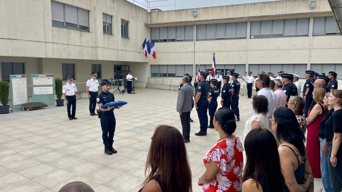 Hommage aux policiers morts ou blessés en service (Photo Anthony Maurin)