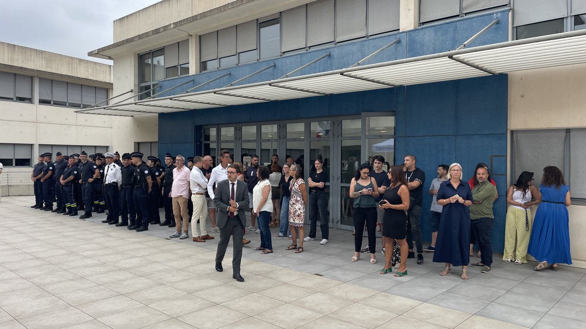 Hommage aux policiers morts ou blessés en service (Photo Anthony Maurin)