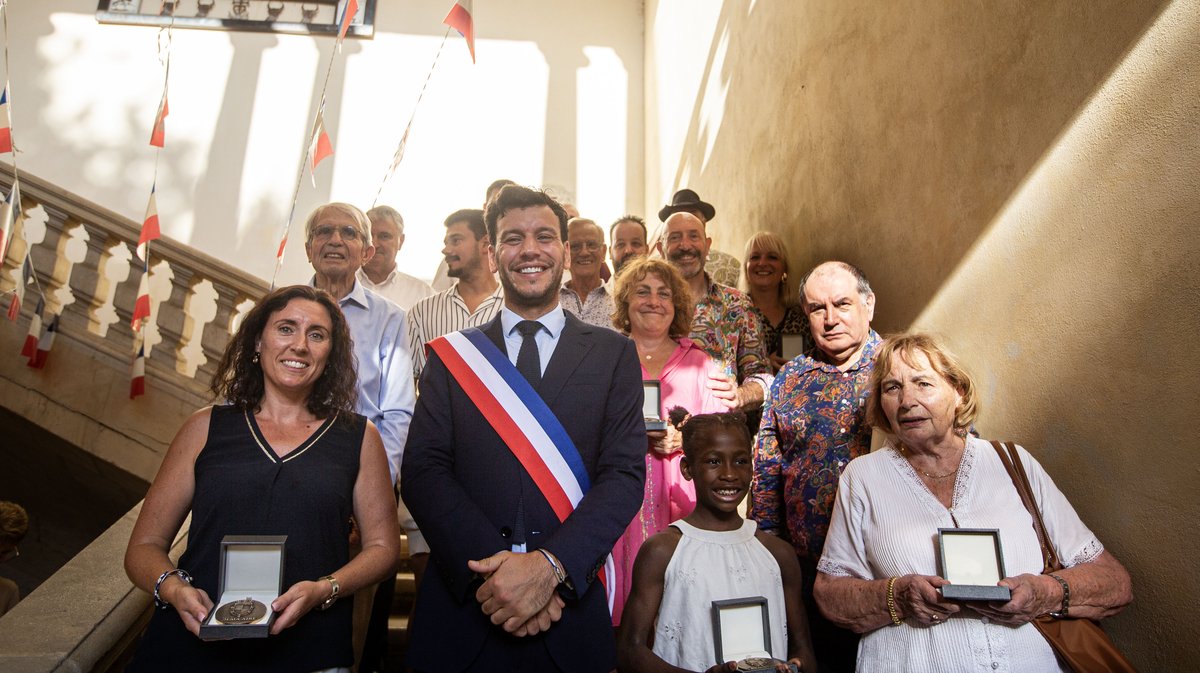 Beaucaire medailles 14 juillet