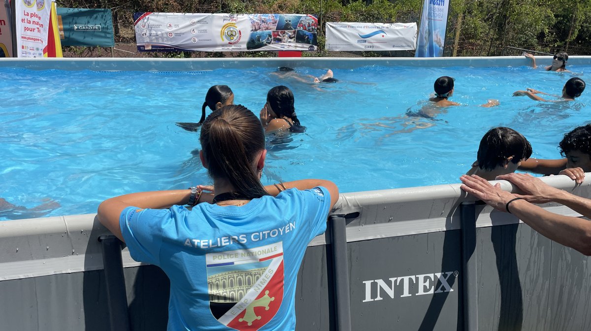 Opération Aisance Aquatique & Sport et Citoyenneté  Nîmes 2026 (Photo Anthony Maurin)