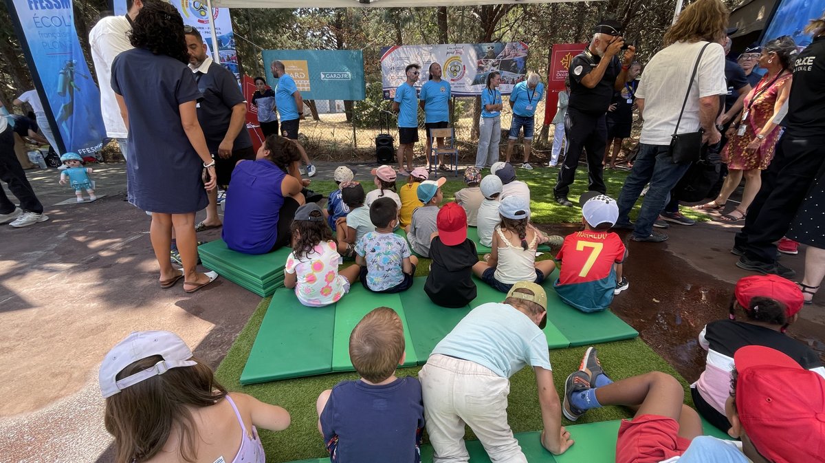 Opération Aisance Aquatique & Sport et Citoyenneté  Nîmes 2026 (Photo Anthony Maurin)